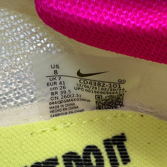 Nike Zoom Superfly Elite 2 Men's 8 Sail Pink Track Spikes CD4382-101 - Picture 7 of 7